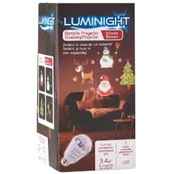 Gifi Ampoule LED motif Père Noël sapin renne bonhomme de neige^ Décoration Extérieure De Noël