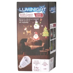 Gifi Ampoule LED motif Père Noël sapin renne bonhomme de neige^ Décoration Extérieure De Noël