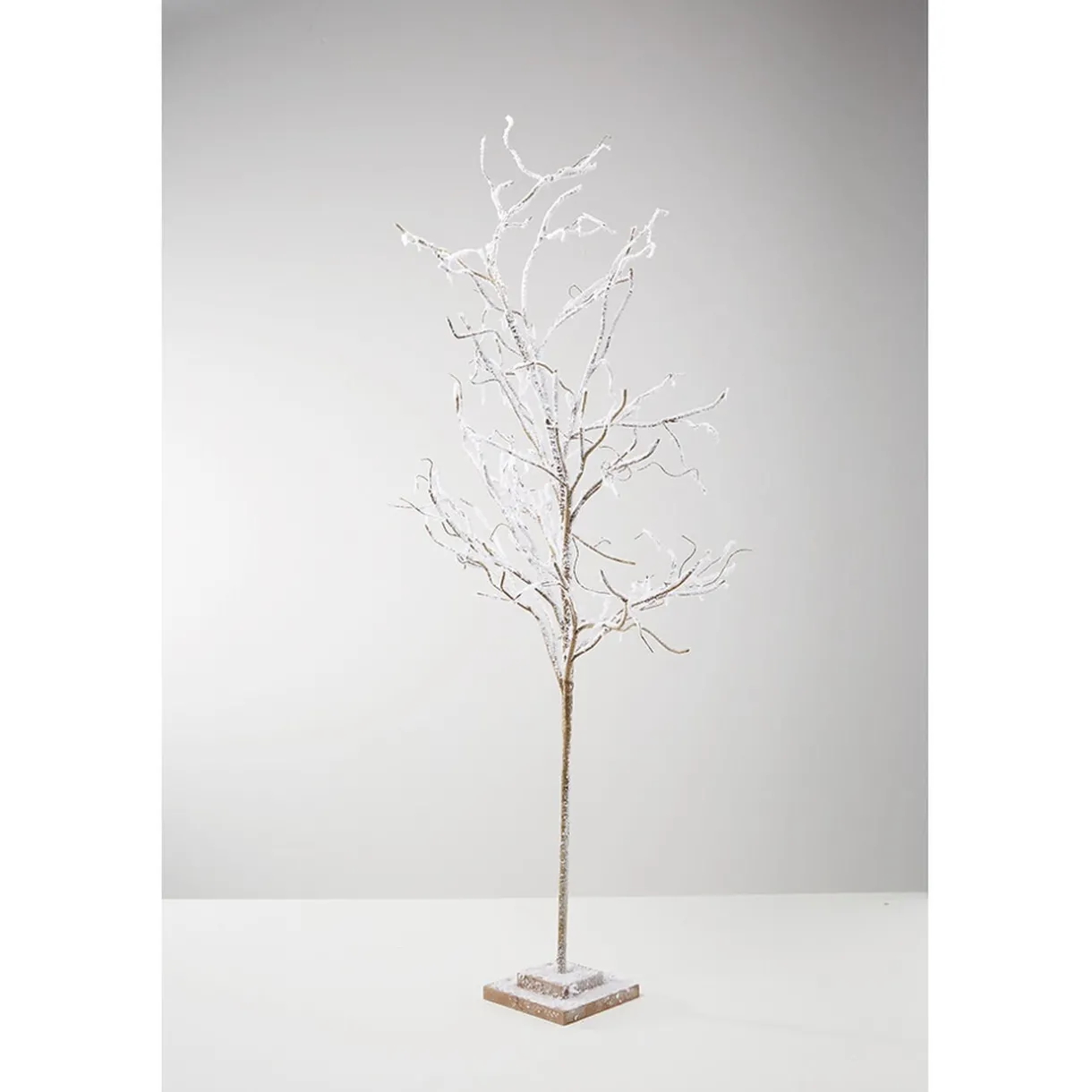 Gifi Arbre de Noël enneigé blanc effet neige H 130 cm^ Décoration Intérieure De Noël