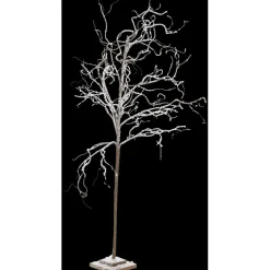 Gifi Arbre de Noël enneigé blanc effet neige H 150 cm^ Décoration Intérieure De Noël