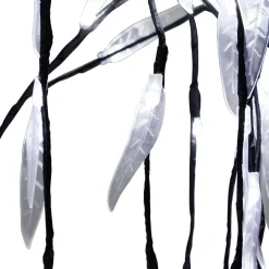 Gifi Arbre de Noël Saule pleureur lumineux 320 LED blanc froid H150cm^ Décoration Extérieure De Noël