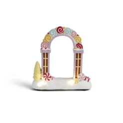 Gifi Arche lumineuse à poser pour village animé de Noël^ Décoration Intérieure De Noël