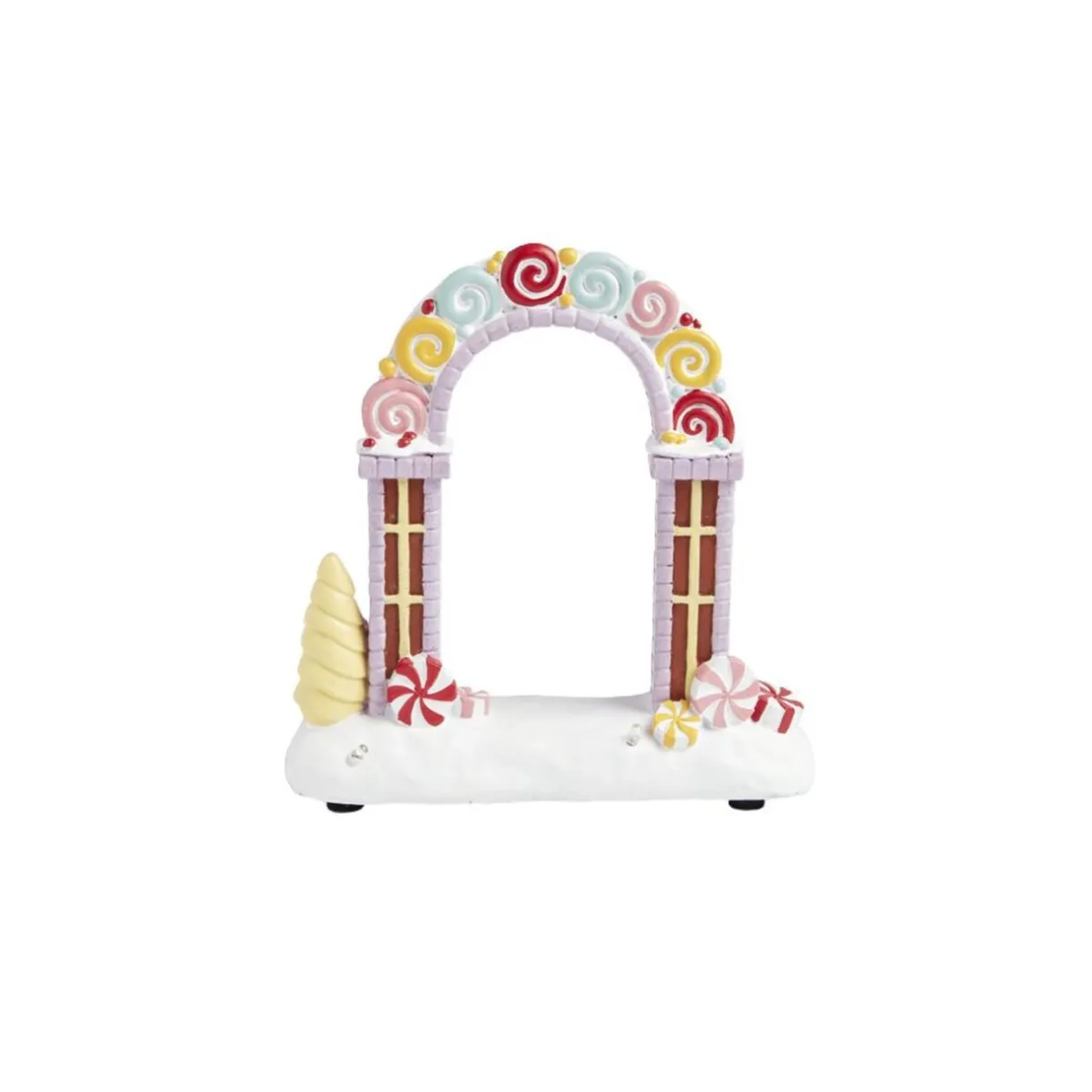 Gifi Arche lumineuse à poser pour village animé de Noël^ Décoration Intérieure De Noël