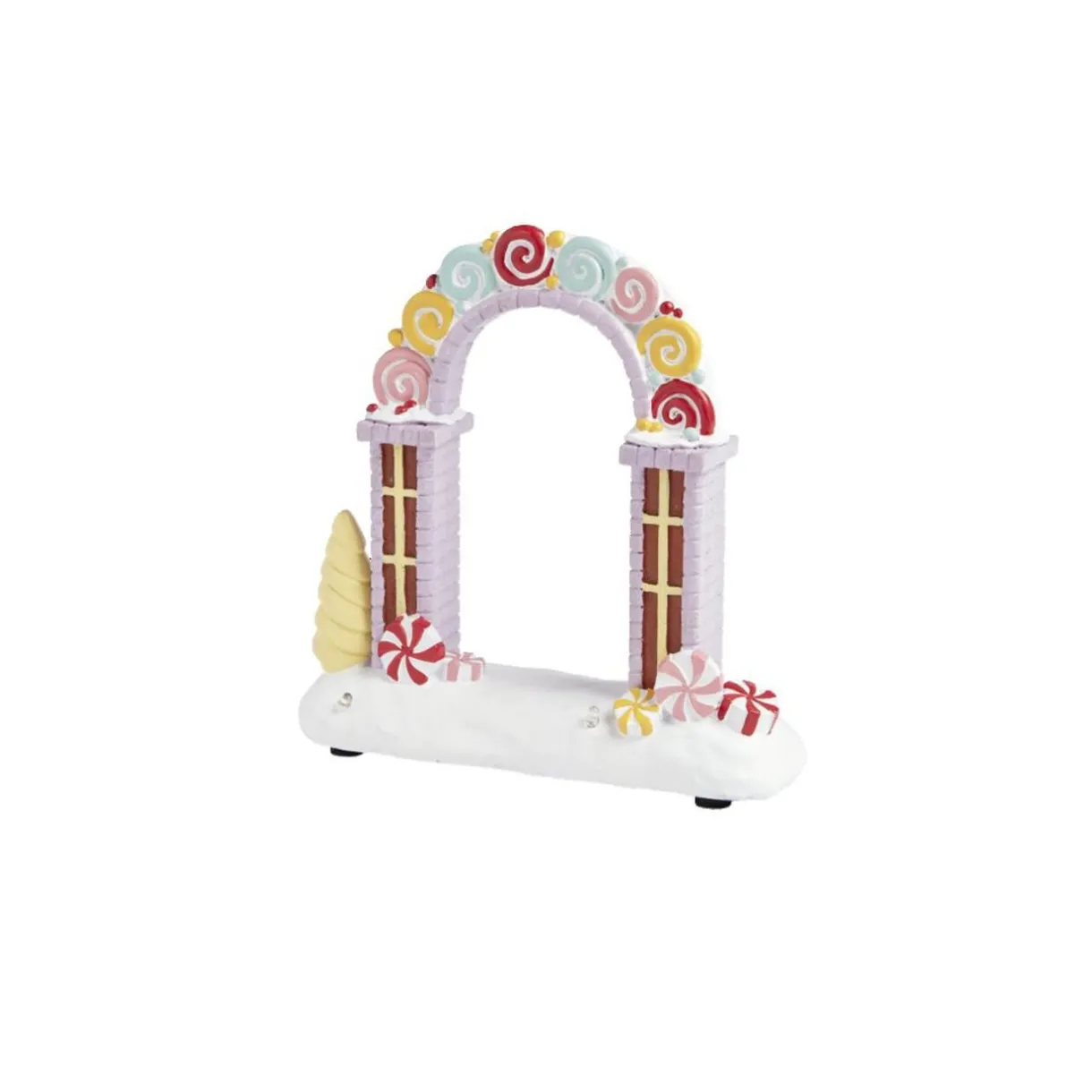 Gifi Arche lumineuse à poser pour village animé de Noël^ Décoration Intérieure De Noël