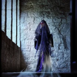 Sale Gifi Automate dame animée et sonore Halloween 170cm