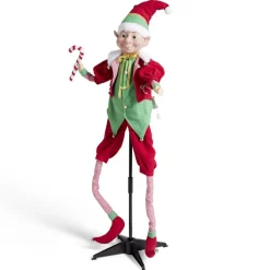 Gifi Automate lutin animé et musical H130cm^ Décoration Extérieure De Noël