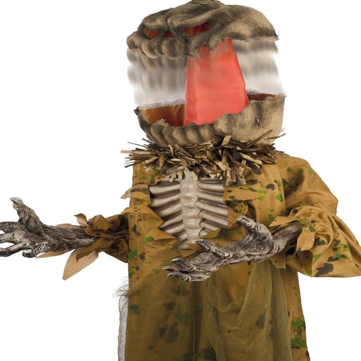 Hot Gifi Automate épouvantail citrouille sonore et animé H170cm