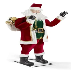Gifi Automate Père-Noël sonore et animé H190cm^ Décoration Extérieure De Noël