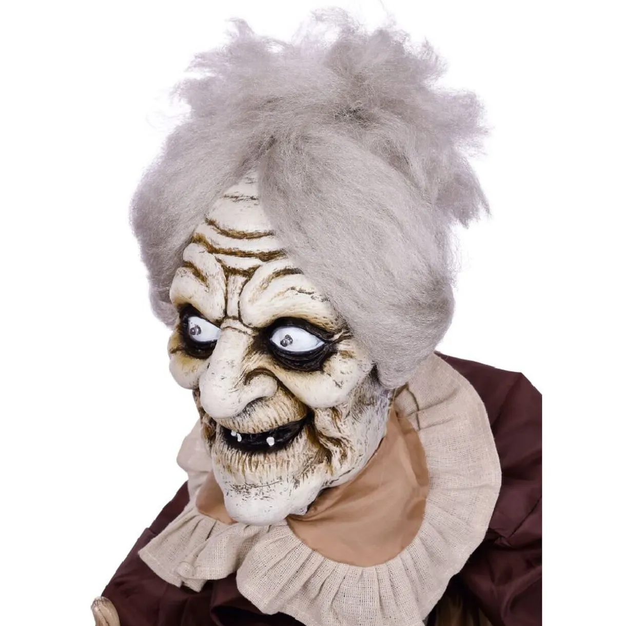 Discount Gifi Automate vieille dame animée et sonore Halloween 150cm