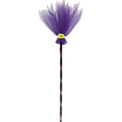 Best Gifi Balai de sorcière violet ou orange L.88 cm