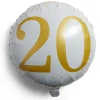 Sale Gifi Ballon alu 20 ans Ø46cm