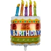 Discount Gifi Ballon alu anniversaire Happy Birthday multicolore H60cm