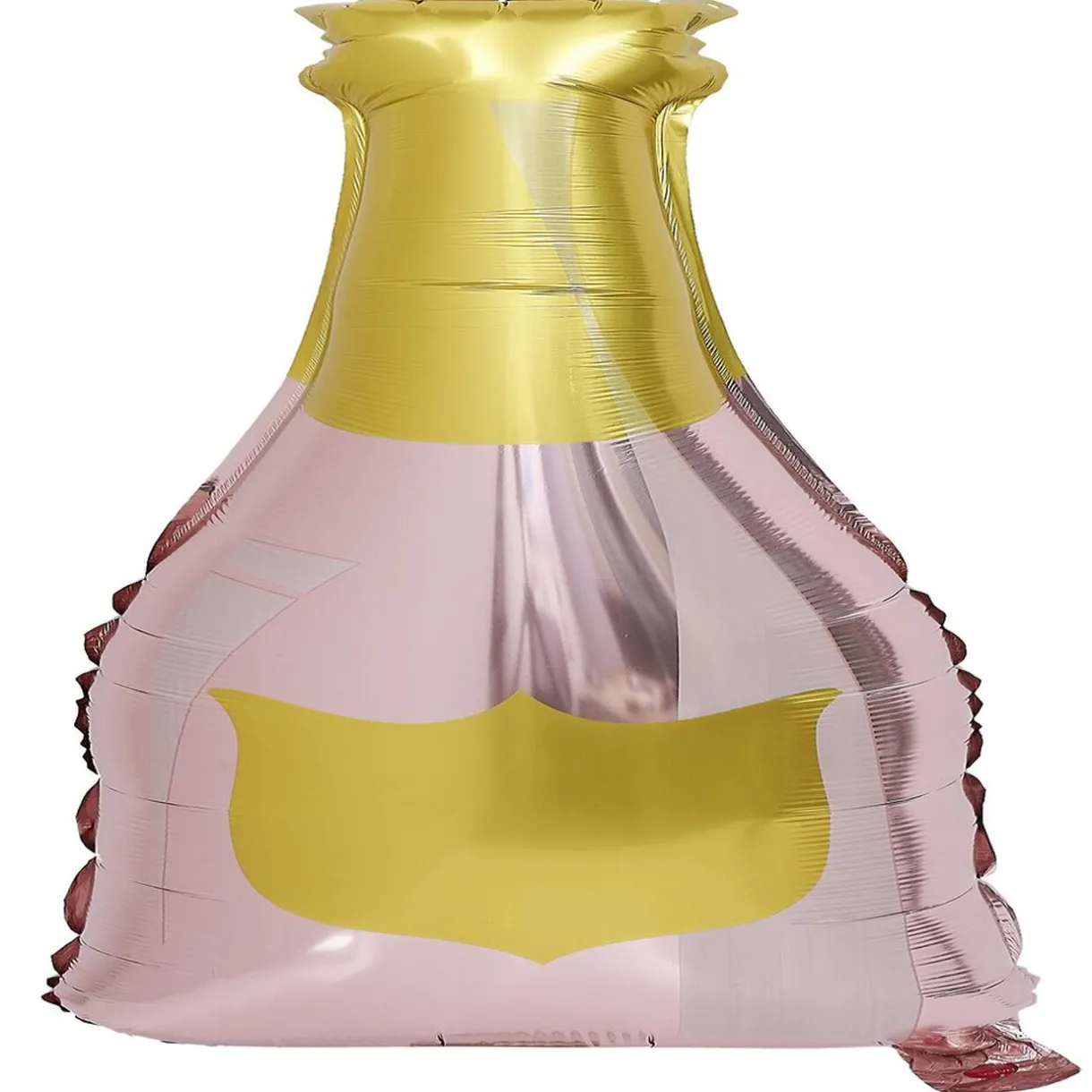 Online Gifi Ballon alu forme bouteille rose et dorée 78cm