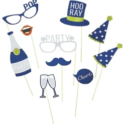 Outlet Gifi Ballon alu forme cadre photo avec accessoires photobooth 10 personnes