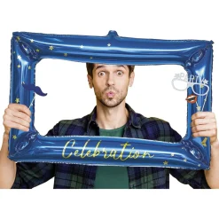 Outlet Gifi Ballon alu forme cadre photo avec accessoires photobooth 10 personnes