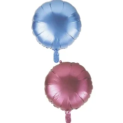 Online Gifi Ballon aluminium bleu et rose x 2