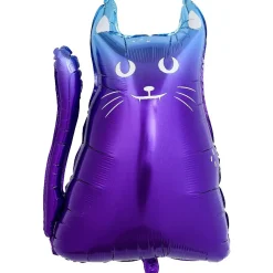 Discount Gifi Ballon aluminium Halloween chat violet 55xH80cm