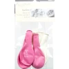 Discount Gifi Ballon baptême rose et blanc x6