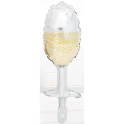 Hot Gifi Ballon baudruche de réveillon forme bouteille ou flûte