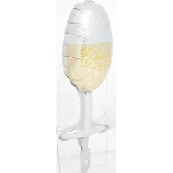 Hot Gifi Ballon baudruche de réveillon forme bouteille ou flûte