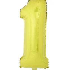 Hot Gifi Ballon chiffre 1 aluminium