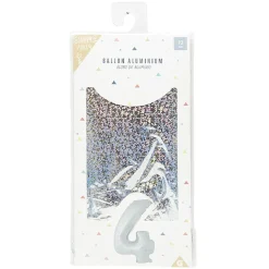 Online Gifi Ballon chiffre 4 en aluminium