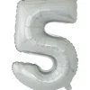 Best Gifi Ballon chiffre 5 en aluminium