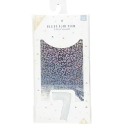 Clearance Gifi Ballon chiffre 7 en aluminium