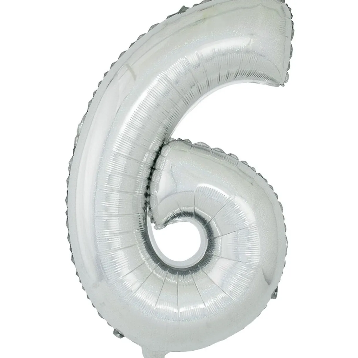 Discount Gifi Ballon chiffre 6 en aluminium