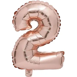 Sale Gifi Ballon chiffre 2 rose gold 33cm
