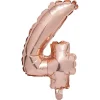 Gifi Ballon chiffre 4 rose gold 33cm