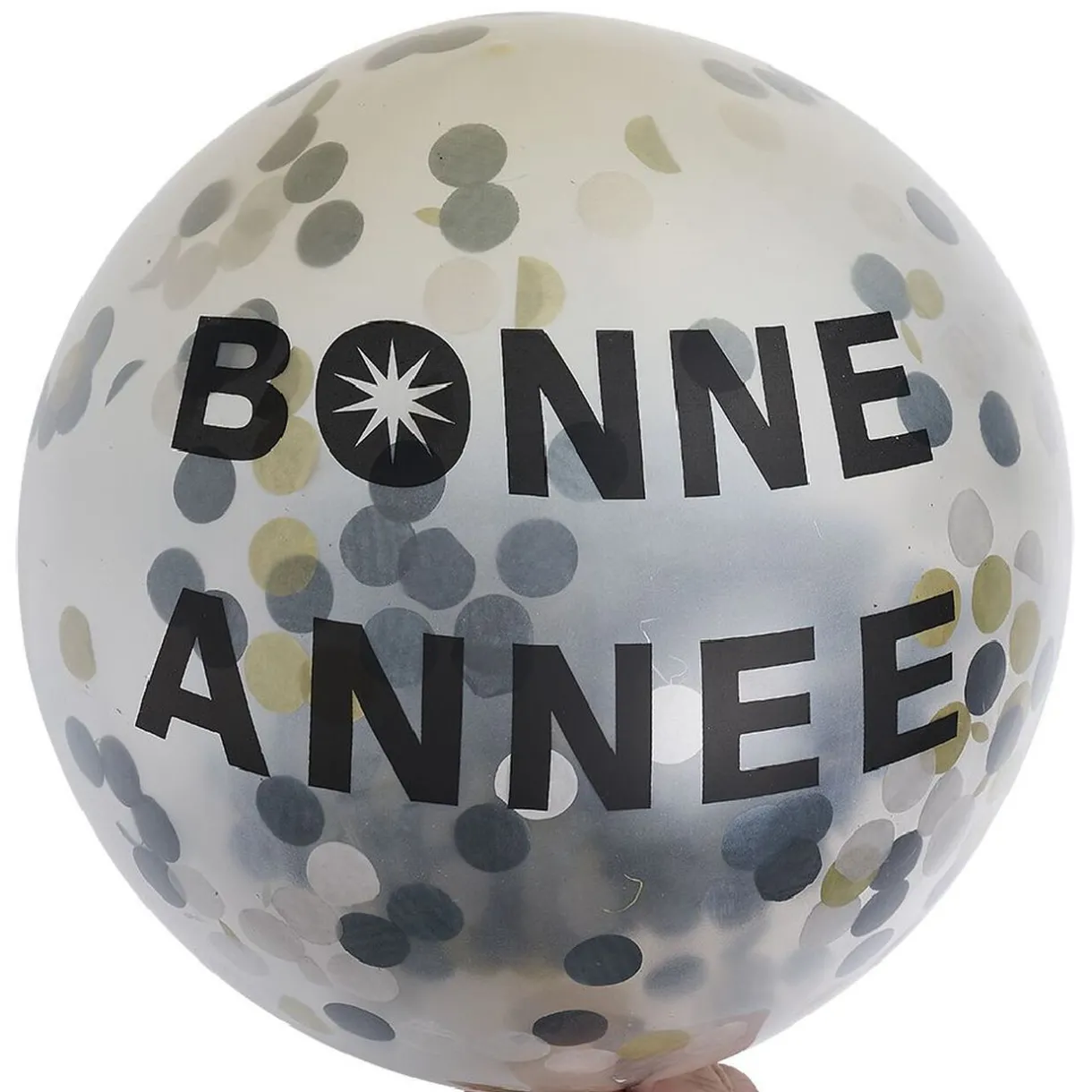 Outlet Gifi Ballon confettis Bonne année Ø40cm