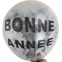 Outlet Gifi Ballon confettis Bonne année Ø40cm