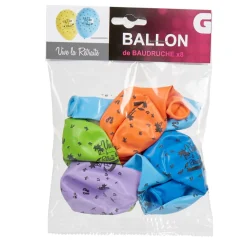 New Gifi Ballon de baudruche ambiance retraite x8