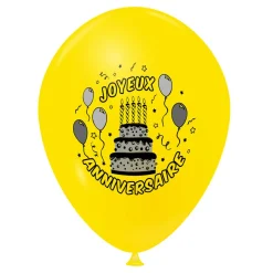 Sale Gifi Ballon de baudruche anniversaire x10