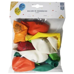 Hot Gifi Ballon de baudruche anniversaire 18 ans multicolore x10