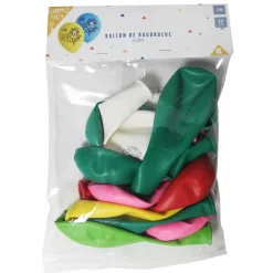 New Gifi Ballon de baudruche anniversaire 40 ans multicolore x10