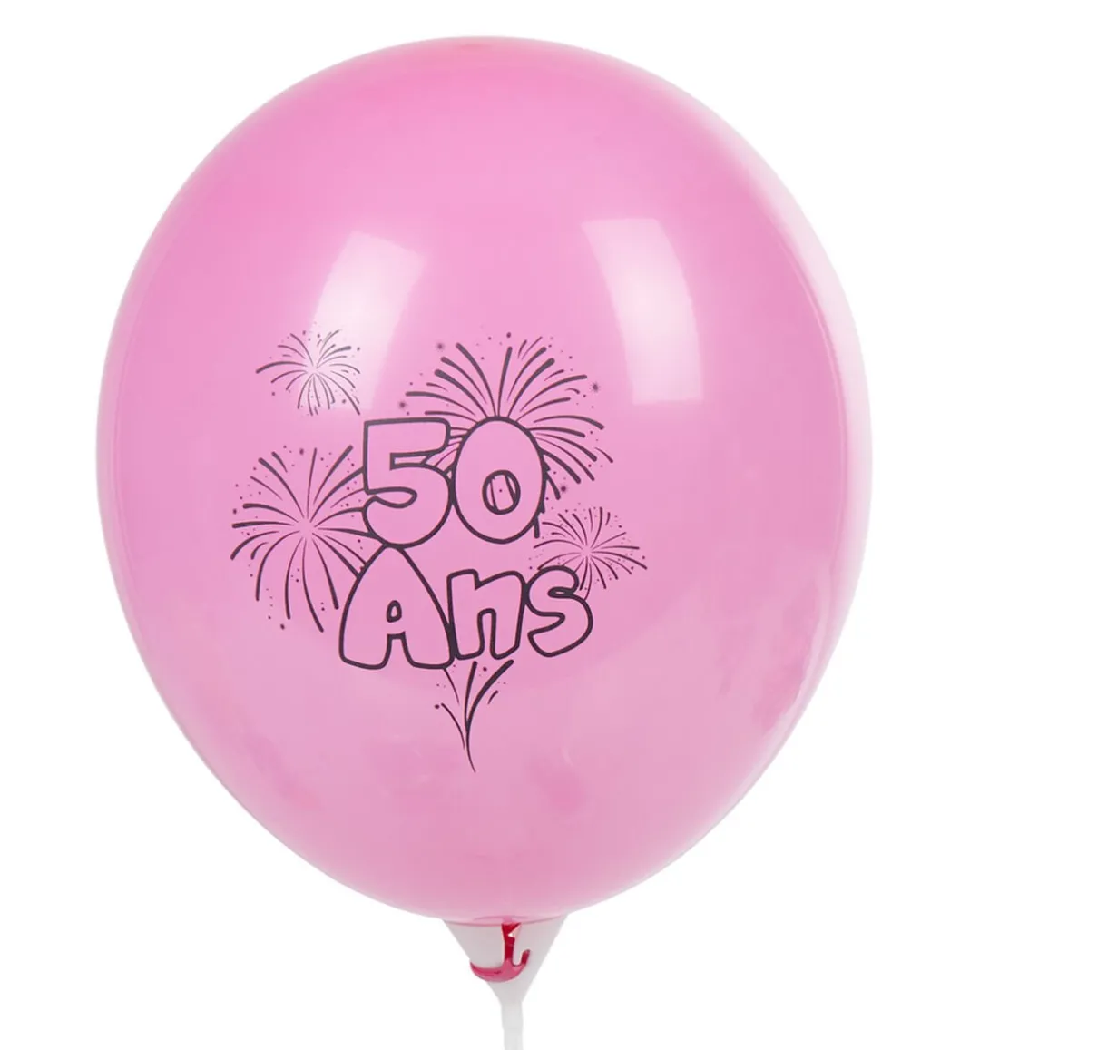 Sale Gifi Ballon de baudruche anniversaire 50 ans multicolore x10