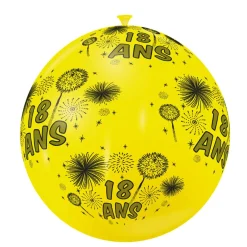 Gifi Ballon de baudruche anniversaire 18 ans
