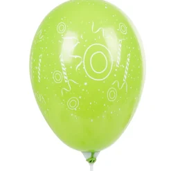 Discount Gifi Ballon de baudruche chiffre 0 multicolore x8