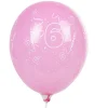 Discount Gifi Ballon de baudruche chiffre 6 multicolore x8