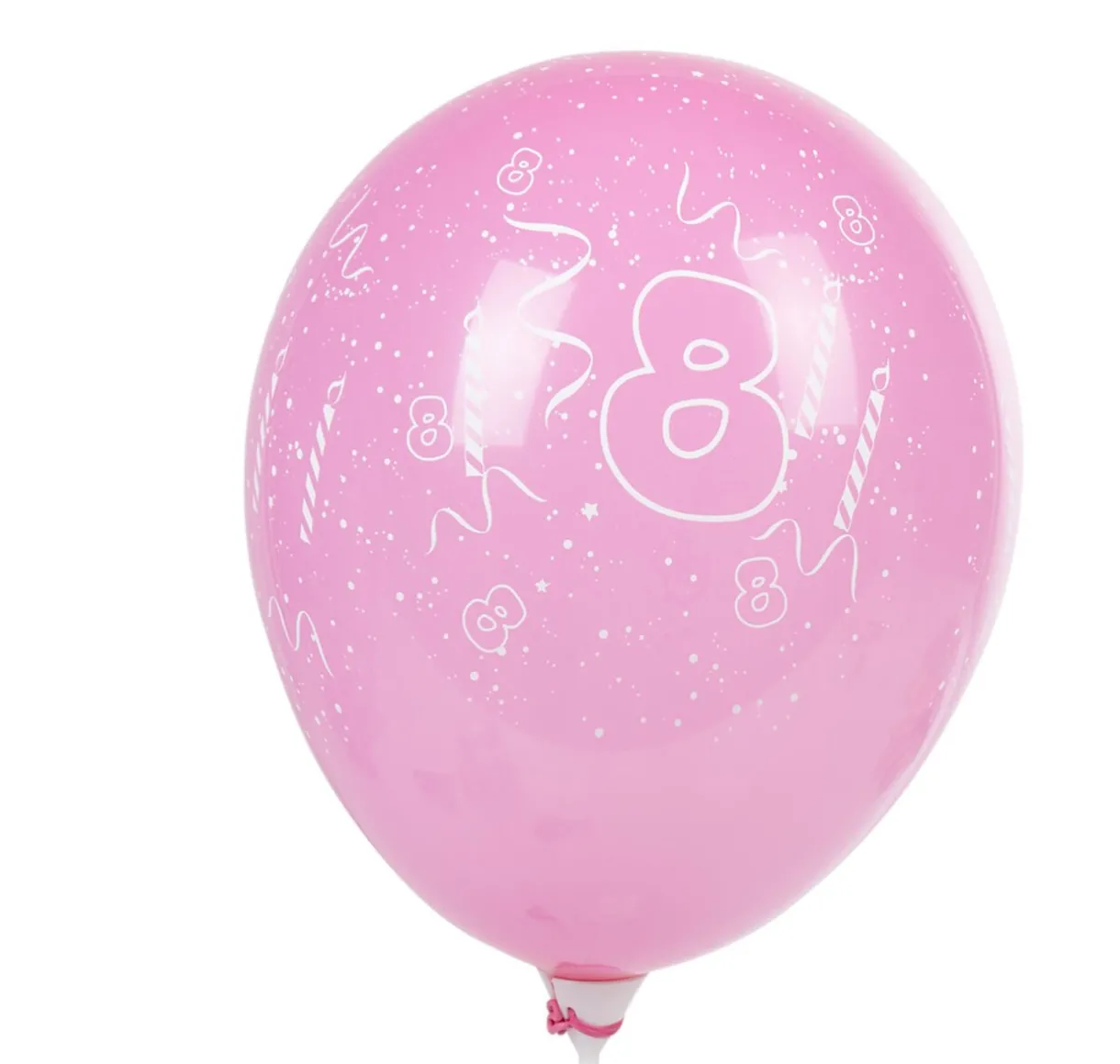 Sale Gifi Ballon de baudruche chiffre 8 multicolore x8