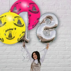Gifi Ballon de baudruche Joyeux Anniversaire