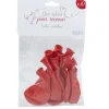 Gifi Ballon de baudruche rouge x10