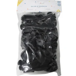 Hot Gifi Ballon de baudruche uni noir x20