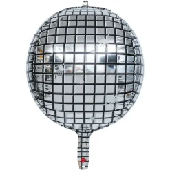 Outlet Gifi Ballon en 4D disco argenté 36cm