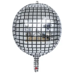 Outlet Gifi Ballon en 4D disco argenté 36cm