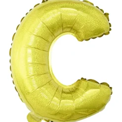 Hot Gifi Ballon forme lettre C, aluminium