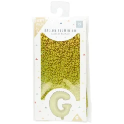 Hot Gifi Ballon forme lettre G, aluminium
