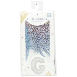Hot Gifi Ballon forme lettre G, aluminium